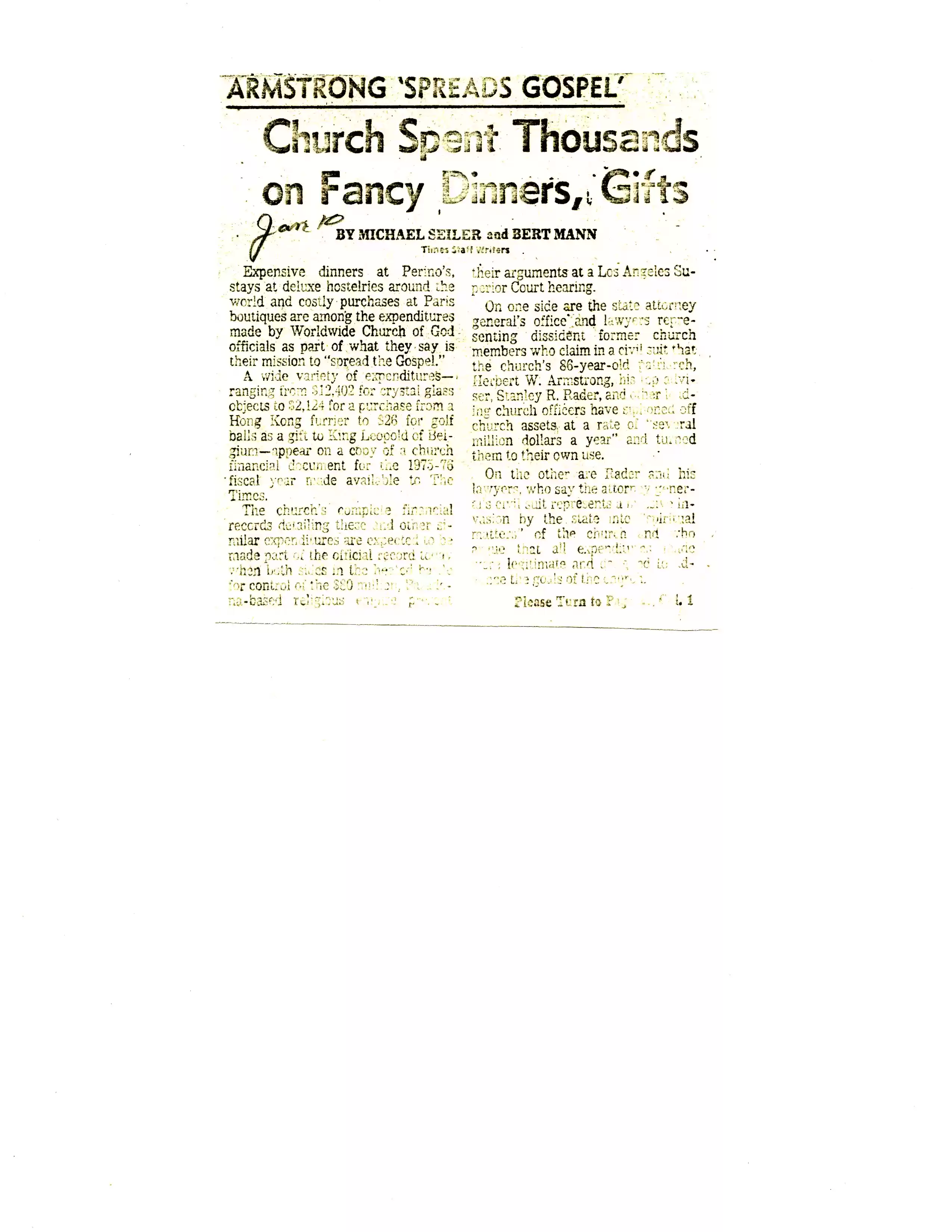 1. LA Times 1-10-79